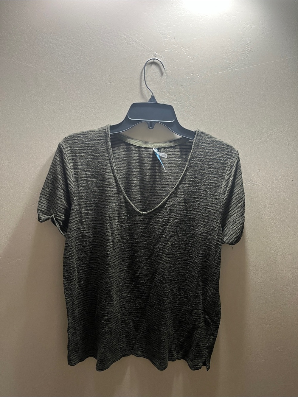 Casual V-Neck Short Sleeve Top
